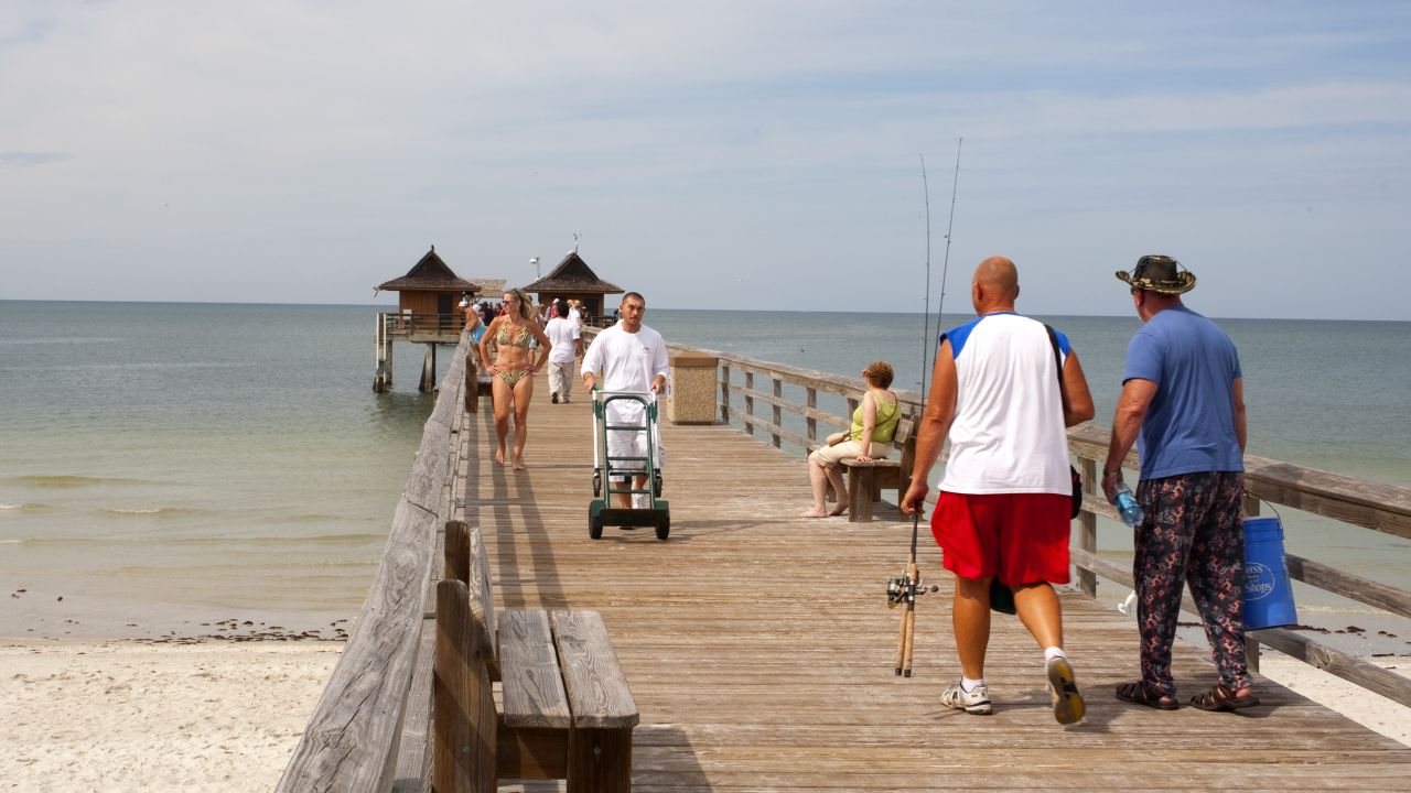 <strong>9. Delnor-Wiggins Pass State Park, Naples, Florida</strong>. Head to <a href="https://www.floridastateparks.org/park/Delnor-Wiggins" target="_blank" target="_blank">this 166-acre beach park</a> on the Gulf of Mexico early to get there before the crowds. It's worth the effort to find a post on the white sand beach, where the seashells are plentiful. There are paddleboards, kayaks and canoes to rent for the active visitor, and umbrellas and beach chairs to rent for the relaxed guest. There's a designated fishing area and a convenient boat launch area.