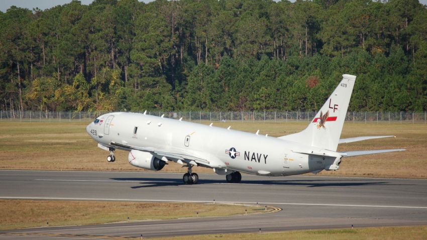 (Nov. 29, 2013) Patrol Squadron (VP) 16 Commanding Officer Cmdr. Bill Pennington Jr. takes off on a P-8A Poseidon No. 429 aircraft from Naval Air Station Jacksonville, Nov. 29. The take-off represents the squadron's historic first operational deployment of the Poseidon within the Navy's maritime patrol and reconnaissance community. (U.S. Navy photo by Clark Pierce/Released)