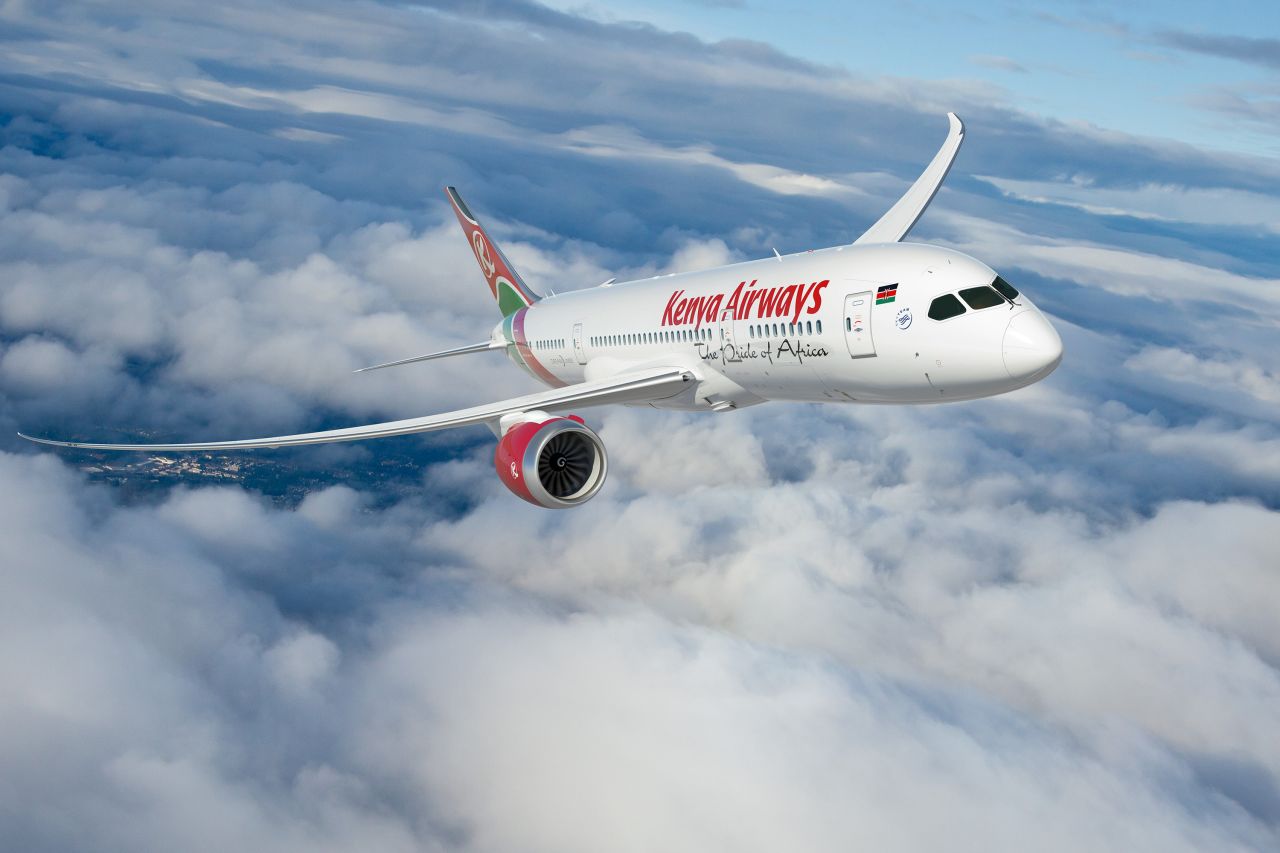 With a fleet of 37, Kenya Airways flies over three million passengers to 64 destinations worldwide every year. It was the first airline in Africa to be successfully privatized and is now a private-public partnership. 