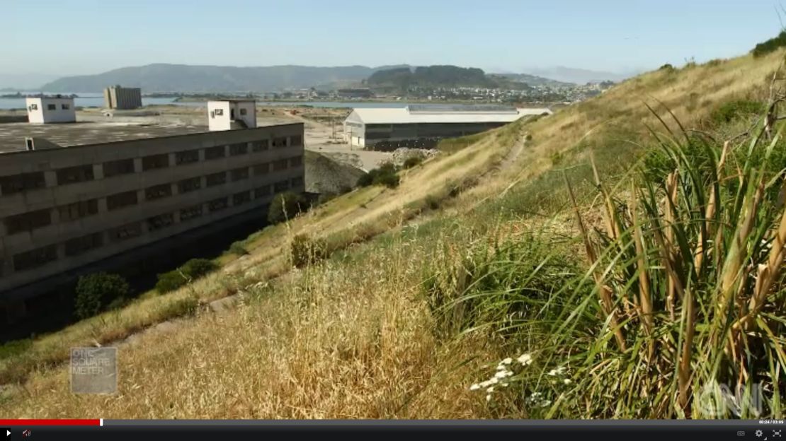 Vacant land at the San Francisco Shipyard.