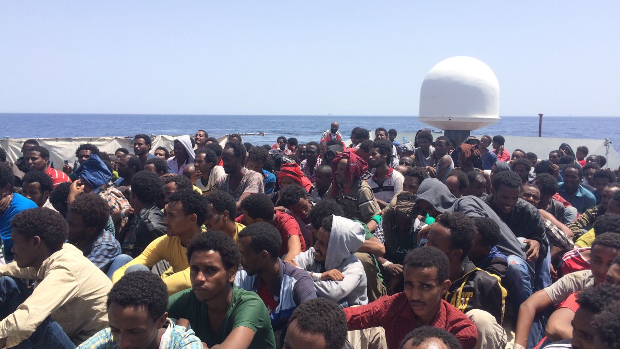 CNN Chief International Correspondent Christiane Amanpour joins an Italian Navy vessel on a migrant rescue operation in the Mediterranean Sea.