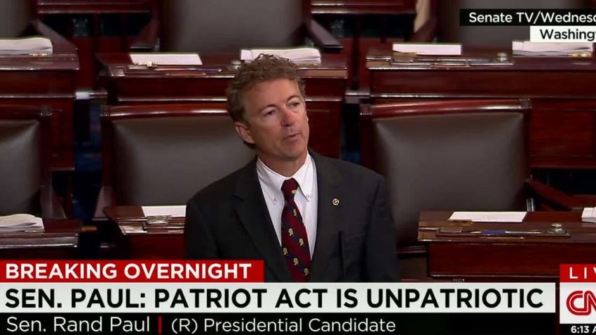 newday rand paul ends patriot act  'filibuster' _00010512.jpg