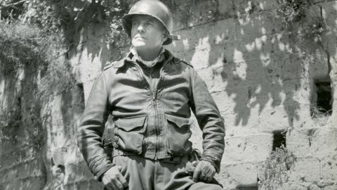  American military commander General Lucian Truscott Jr. (1895-1965), France, 1944. This photo was used on the cover of the October 2, 1944, issue of Life magazine. 