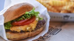 - WASHINGTON, DC - JANUARY 28 :  Shown is the ShackBurger and fries at the Shake Shack on January 28, 2015 in Washington, D.C. The burger chain is expecting its IPO later this week. (Photo by Ricky Carioti/The Washington Post via Getty Images)