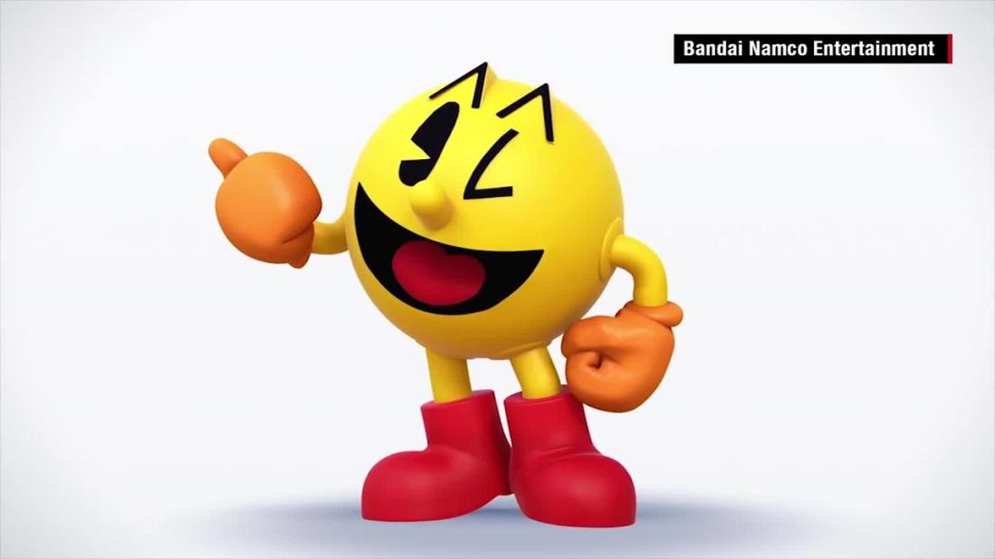 Released in 1980, Pac-Man's central yellow cartoon character has become renowned globally.