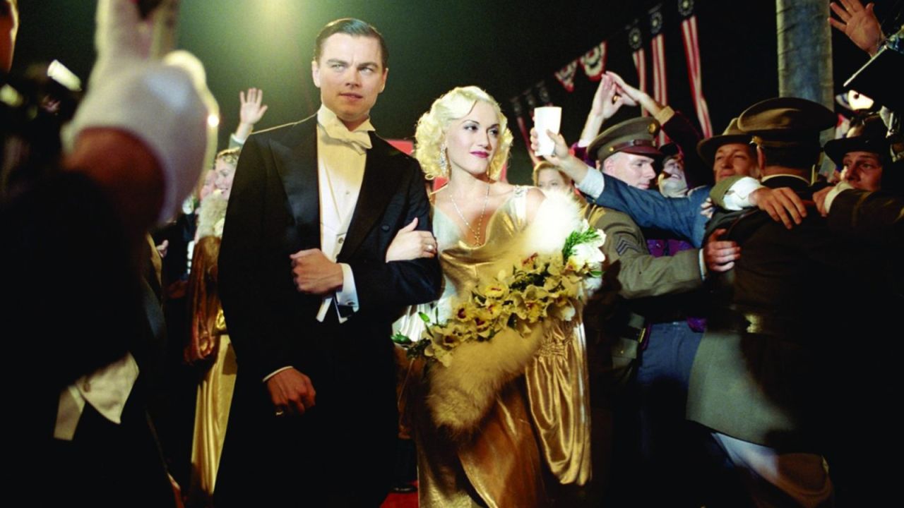 <strong>"The Aviator" (2004)</strong>: Leonardo DiCaprio portrays eccentric tycoon Howard Hughes, who turned a small fortune into an empire. Gwen Stefani is actress Jean Harlow in this big-screen biopic. <strong>(Netflix) </strong>