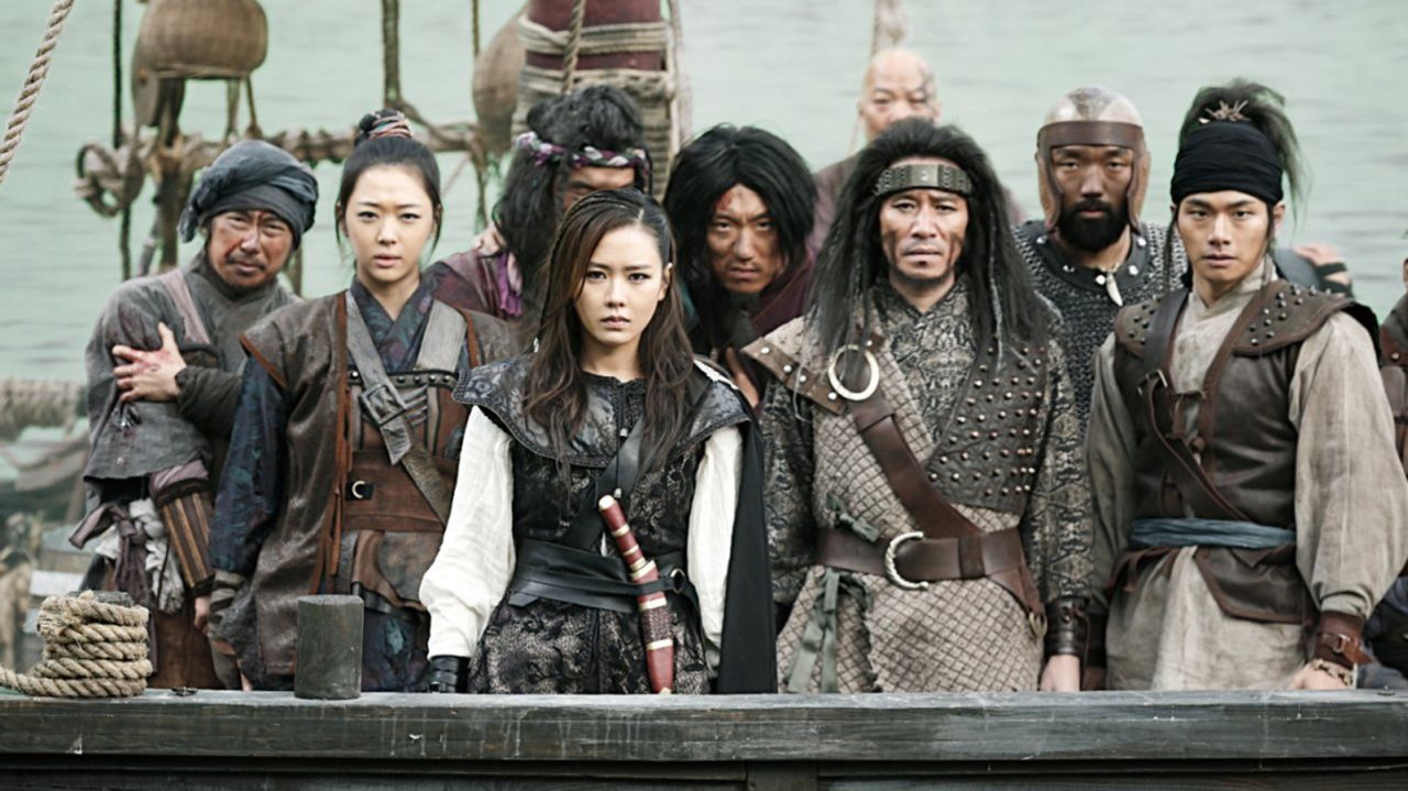 <strong>"The Pirates" (2014)</strong>: A band of pirates and a group of bandits fight to recover a royal stamp in this Korean adventure film. <strong>(Hulu) </strong>