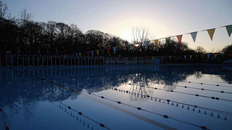 South London's Tooting Bec Lido hosts the world cold water swimming championships ever other year.