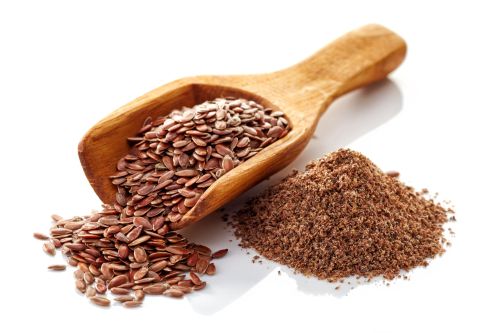 Most experts recommend eating flaxseeds ground so you don't end up flushing the health benefits away.