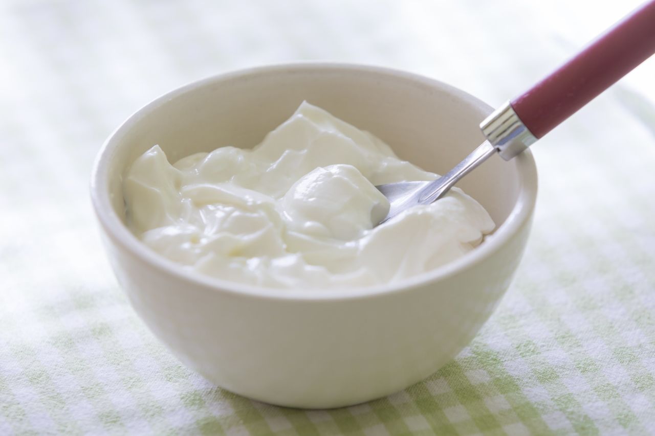 The calcium in dairy products, such as yogurt, is beneficial to both baby and mother. The American Congress of Obstetricians and Gynecologists advises women who have difficulty digesting dairy products to get calcium from other sources, such as broccoli. 