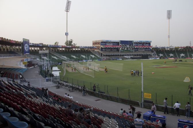 The matches are due to be held in an imposing fort-like stadium, with the capacity to seat over 22,000 spectators.