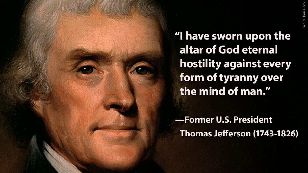 Memorial Day- Jefferson quote
