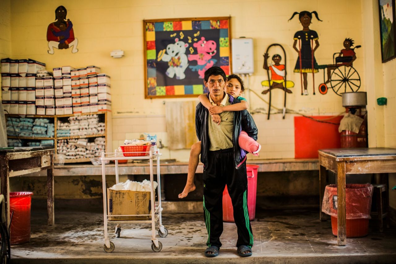 Bhim Bahadur Gurung worries that his daughter's chances of any kind of normal life were gone when she lost her leg.