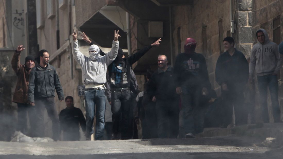 Anti-government protesters demonstrate in Daraa on March 23, 2011. In response to continuing protests, the Syrian government announced several plans to appease citizens.