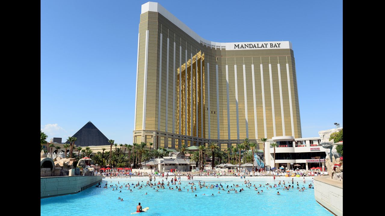 The Mandalay Bay Resort in Las Vegas is the fourth-largest hotel, with 4,332 rooms (and an aquarium, too).