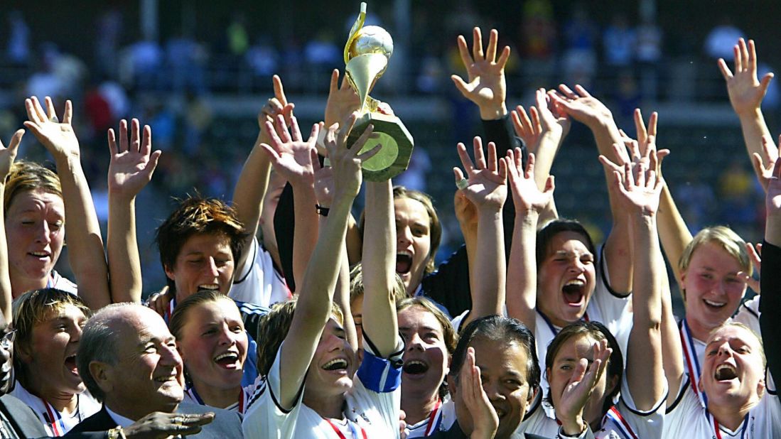 In 2004, Blatter angered female footballers with his suggestion for how the women's game could be made more appealing. "They could, for example, have tighter shorts," said the Swiss. "Let the women play in more feminine clothes like they do in volleyball."