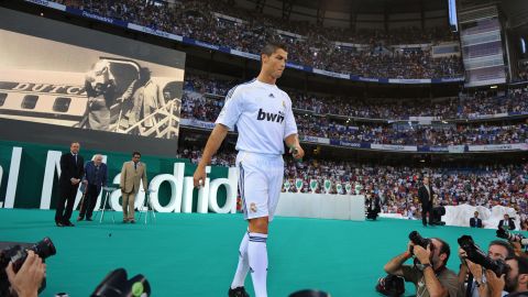 In 2008 Blatter was ridiculed after defending the desire of Manchester United's highly-paid star Cristiano Ronaldo to join Real Madrid. He said: "I think in football there's too much modern slavery in transferring players or buying players here and there, and putting them somewhere." In 2013 he had to apologize to Ronaldo after a bizarre impersonation of the Madrid star.
