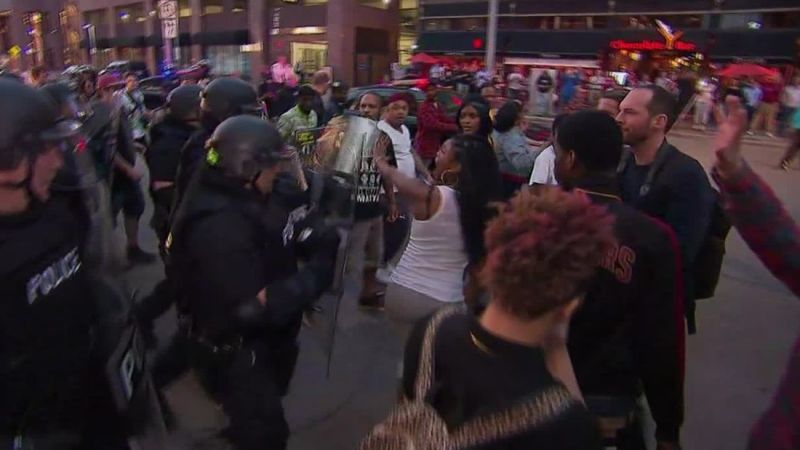 Protests Arrests Follow Acquittal Of Cleveland Police Officer Cnn 