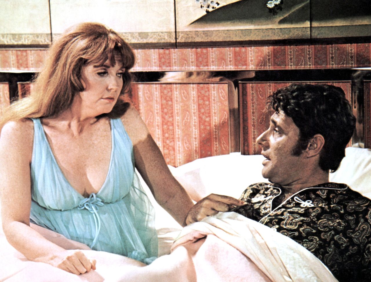 Anne Meara appears with Harry Guardino in "Lovers and Other Strangers" circa 1970.