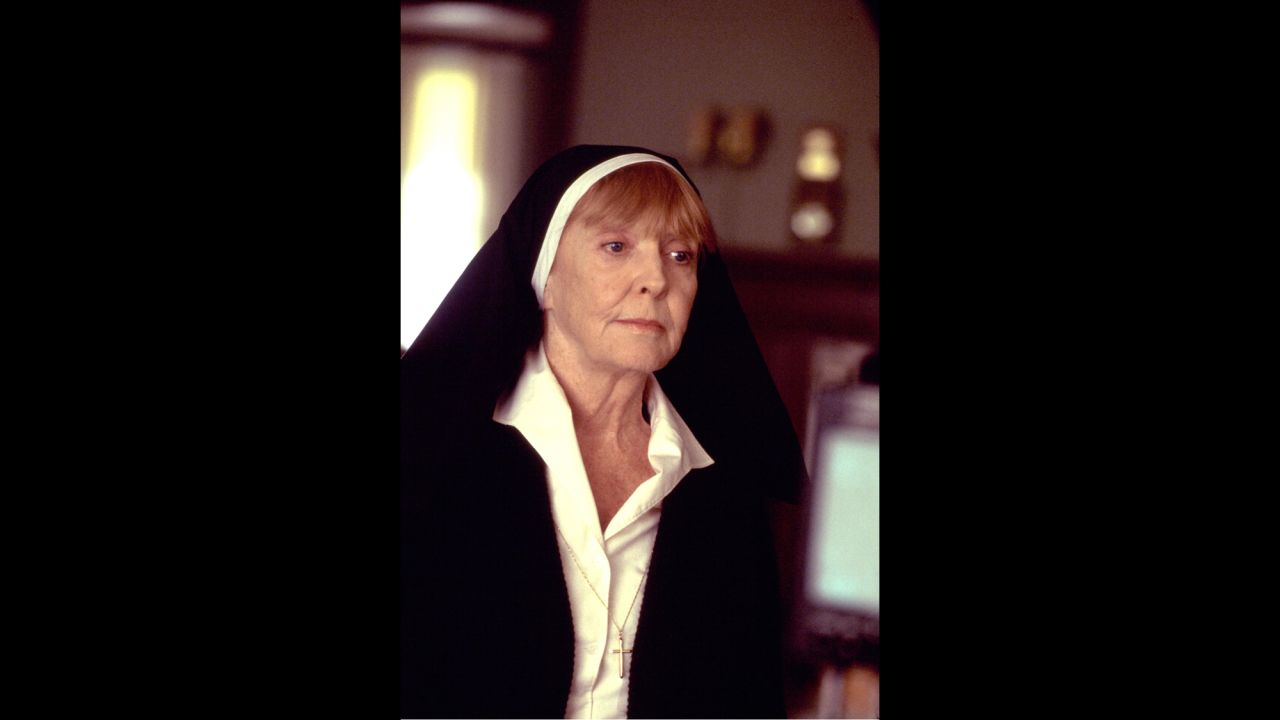 Meara plays Sister Theresa in 2002's "Like Mike," where an orphan makes it to the NBA after finding a pair of shoes with the initials "M.J." on them. 