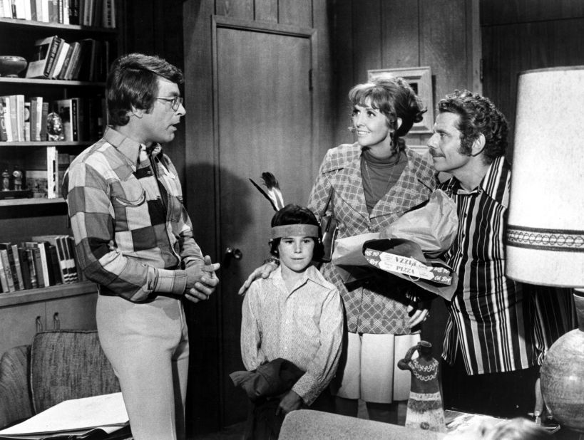Meara made an appearance with Jerry Stiller in the TV series "Courtship of Eddie's Father," along with Bill Bixby, left, and Brandon Cruz. 