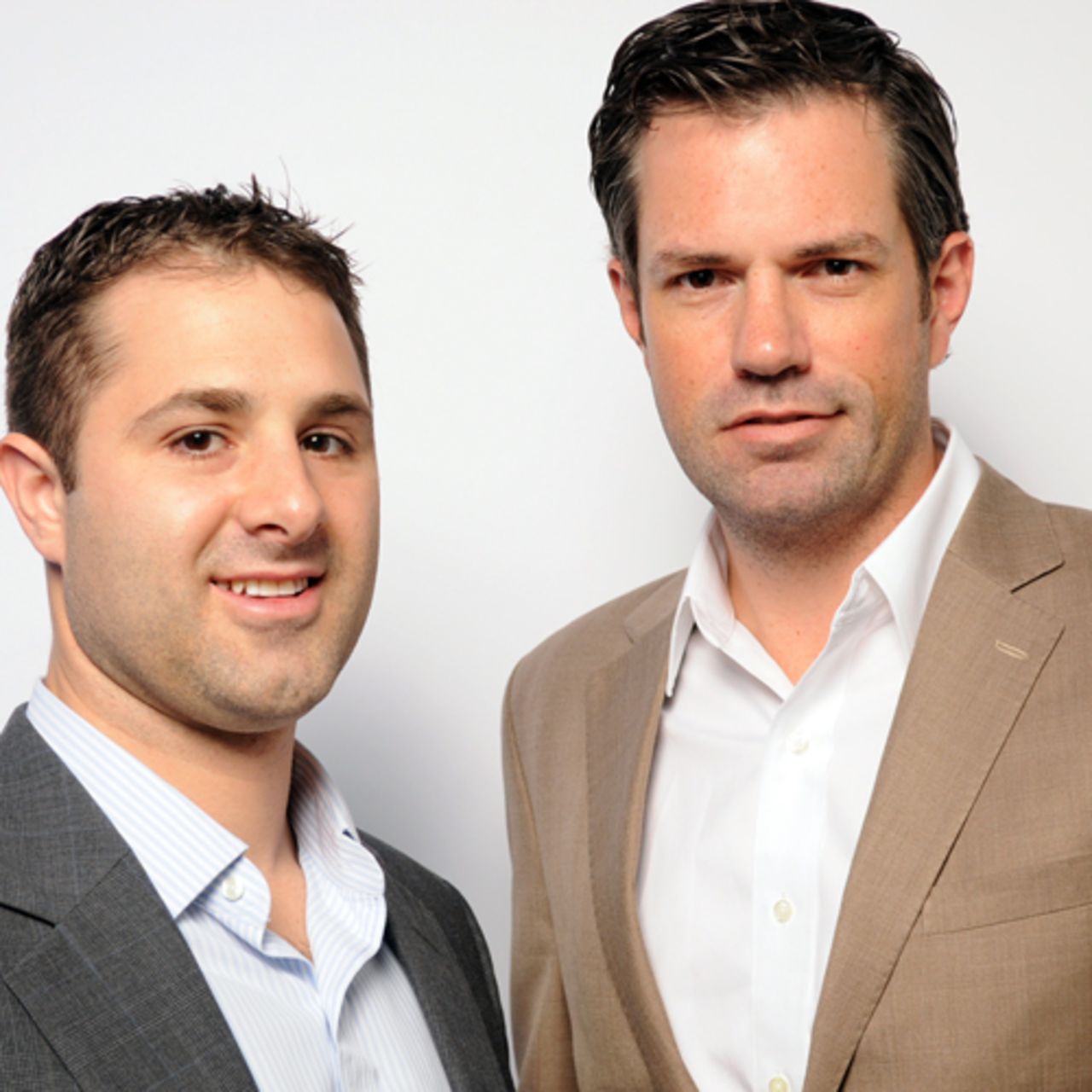 Aaron Kirley and Zeke Adkins,  Luggage Forward co-founders. 