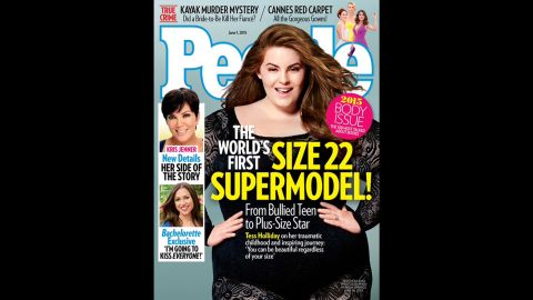Tess Holliday is making history as a plus-size model, even winning the new People magazine cover.