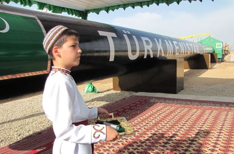 Turkmenistan says it has the fifth largest natural gas reserves in the world. 