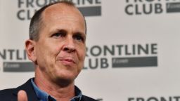 Latvian-Australian journalist Peter Greste speaks during a press conference at the Frontline Club in London on February 19, 2015. Al-Jazeera journalist Greste was released from an Egyptian jail and deported earlier this month after more than a year in prison. AFP PHOTO / BEN STANSALLBEN STANSALL/AFP/Getty Images