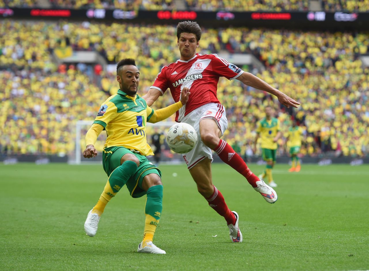 Norwich City and Middlesbrough faced off in the Championship Playoff final at Wembley Stadium in London Monday.