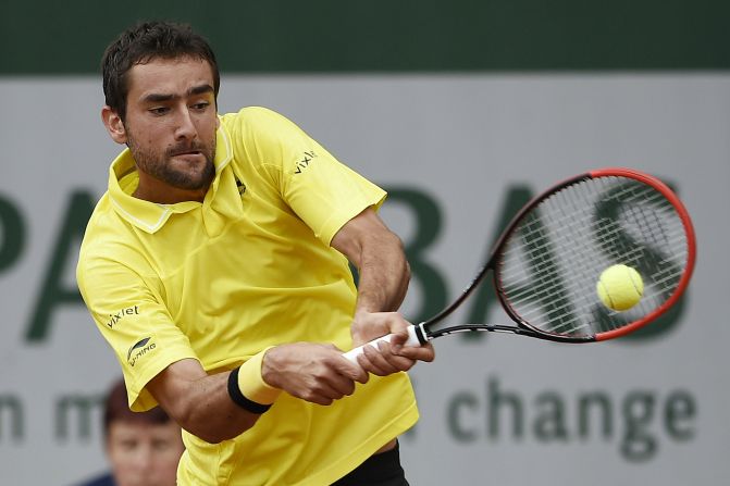 Remember Marin Cilic? He's the U.S. Open champion. But since winning in New York last summer, injuries have meant he hasn't been able to keep up the momentum. Cilic, though, began by cruising past Robin Haase in around 1 1/2 hours. 