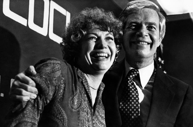 Cochran embraces his first wife, Rose, after winning the GOP nomination for the U.S. Senate in 1978. The couple were married for 50 years until Rose's death last year.