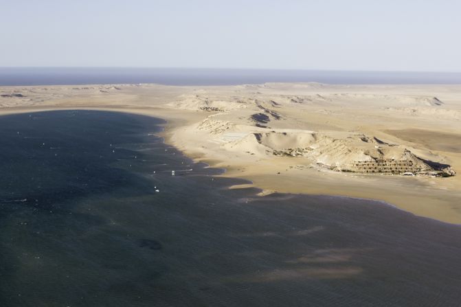 Dakhla, also known as Ad-Dakhla or Villa Cesneros, is under Morrocan control, but is well inside Western Sahara. The area was a Spanish colony until 1976 and has approximately 55,000 inhabitants. 