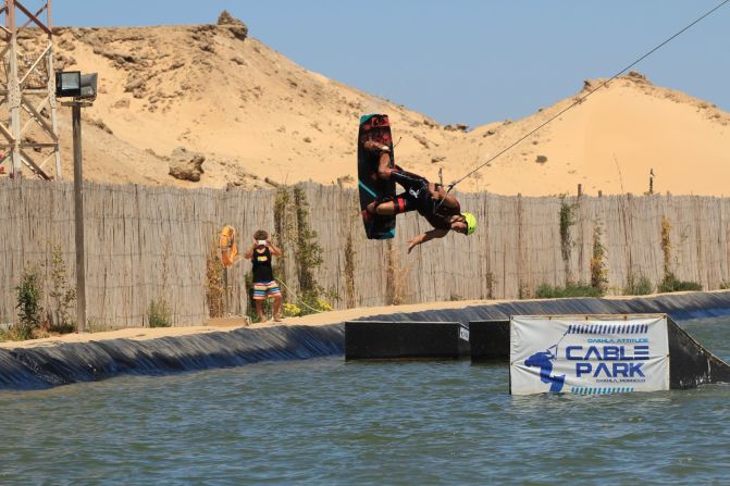 Moroccan entrepreneur Driss Senoussi is credited with building surfing and tourist infrastructure in Dakhla, including the country's first Cable Wake Park. The area has only entered the global spotlight over the past decade.