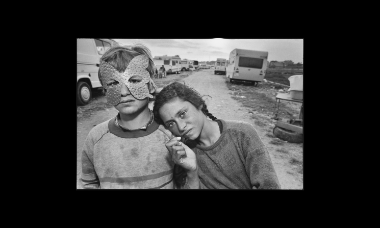 Gypsy camp, Barcelona, Spain, 1987.