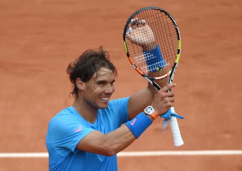 Rafael Nadal began the defense of his title at Roland Garros with a straightforward 6-3 6-3 6-4 win over French wildcard Quentin Halys. 