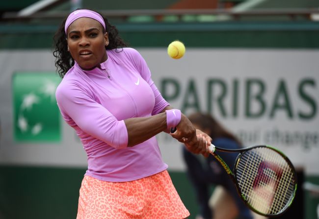 The French Open is Williams' least productive grand slam. Only two of her 19 majors have come in Paris. 