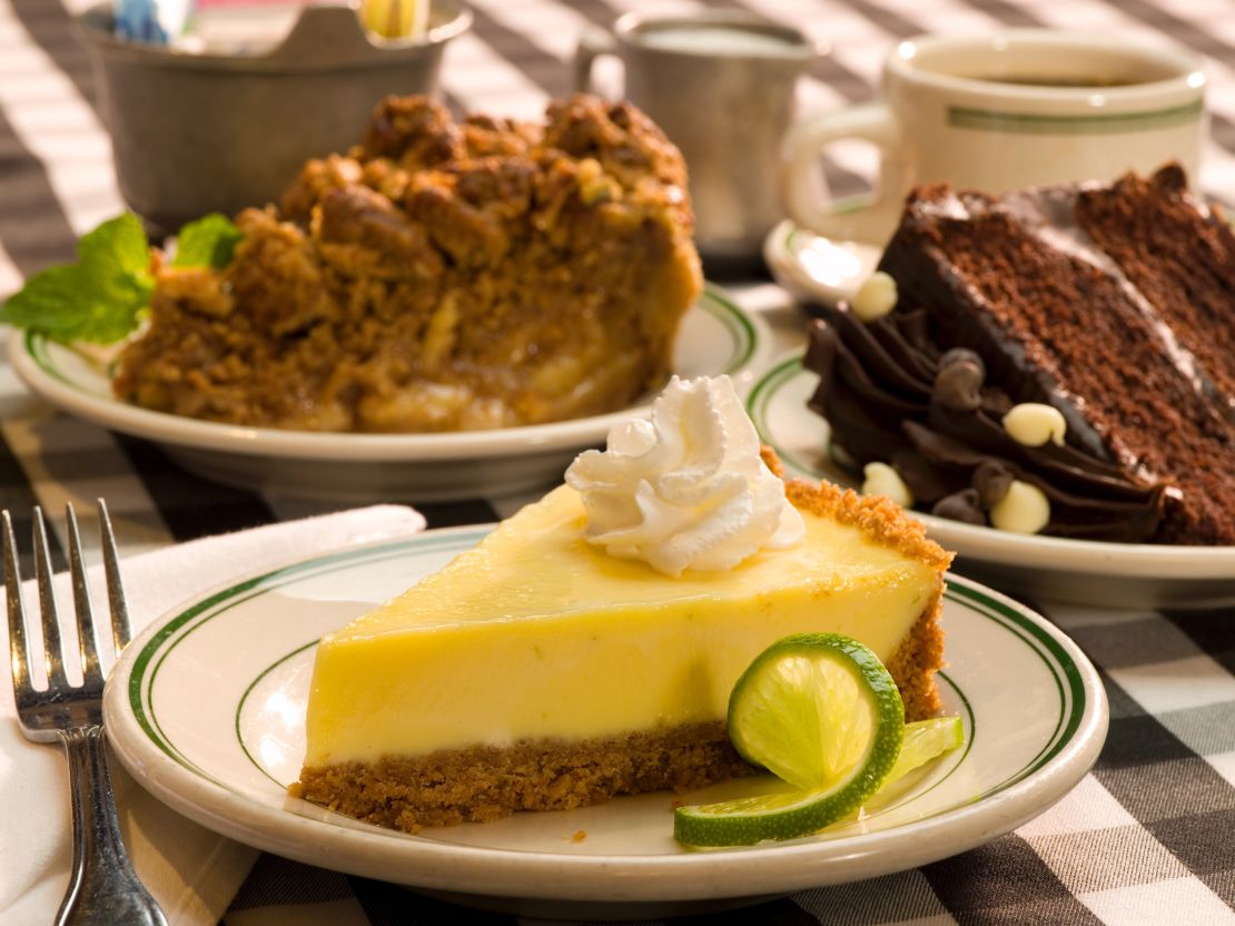 Key lime pie is a staple on south Florida menus.