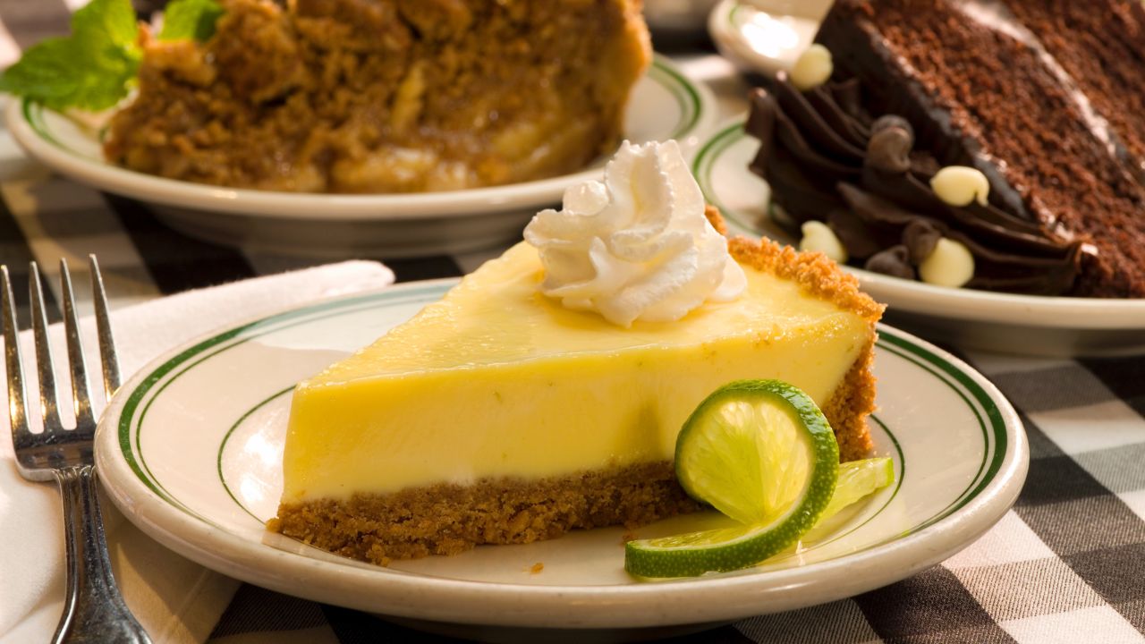 Key lime pie is a staple on south Florida menus.