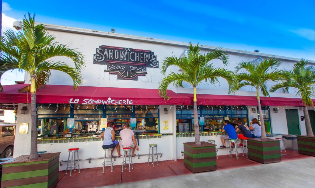 A South Beach institution for nearly 30 years, La Sandwicherie is a walk-up sandwich bar just a few blocks from the beach.