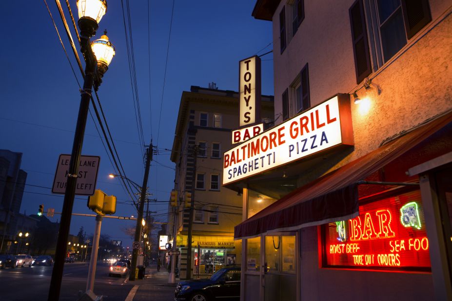 Tony then visits Baltimore Grill in Atlantic City, which specializes in old-fashioned Italian-American fare.