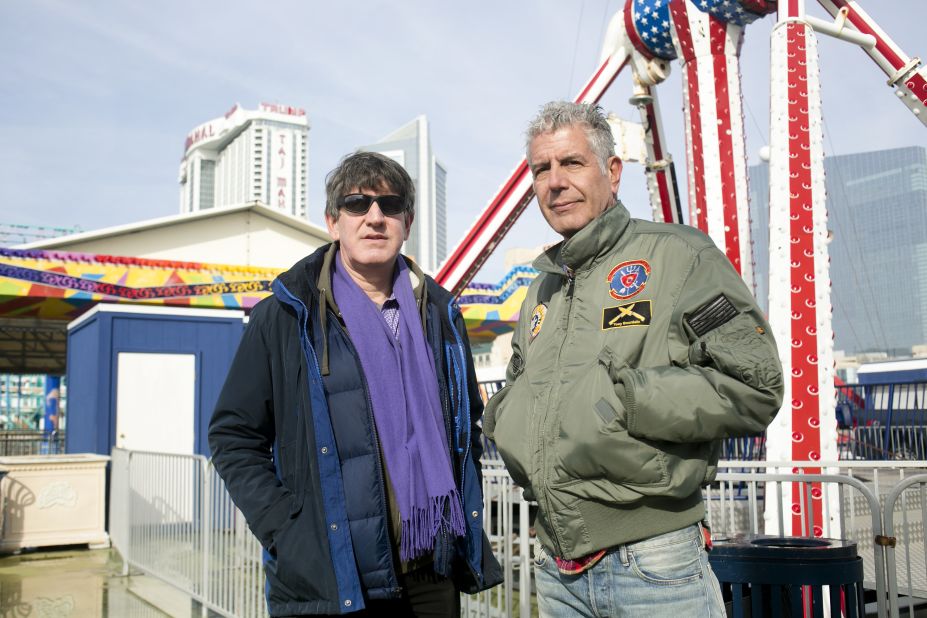 Anthony Bourdain returns to his roots in New Jersey with younger brother Chris. "Parts Unknown" airs Sundays at 9 p.m. ET/PT.