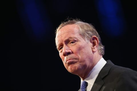 Pataki was raised in Peekskill, New York, and raised on his family's farm. In this photo, he speaks to guests gathered for the Republican Party of Iowa's Lincoln Dinner at the Iowa Events Center on May 16, 2015 in Des Moines, Iowa. 