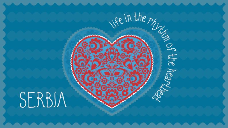 The Balkan nation's "Life in the rhythm of the heartbeat" line may have sounded great in Serbian, but it didn't make much sense to Samantha North. "I think it could be a language issue," she says. "I don't really know what they're trying to convey with that." 