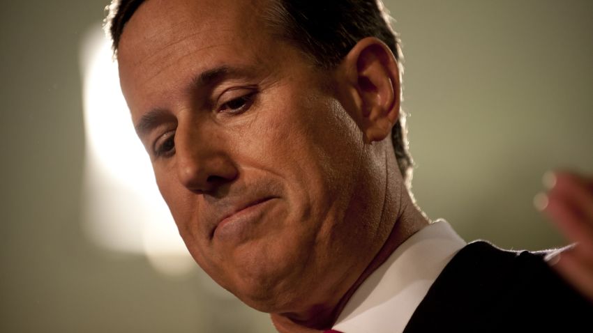 Former U.S. Senator Rick Santorum (R-PA) announces his candidacy for the 2016 Republican nomination for president at Penn United Technologies May 27, 2015 in Cabot, Pennsylvania.