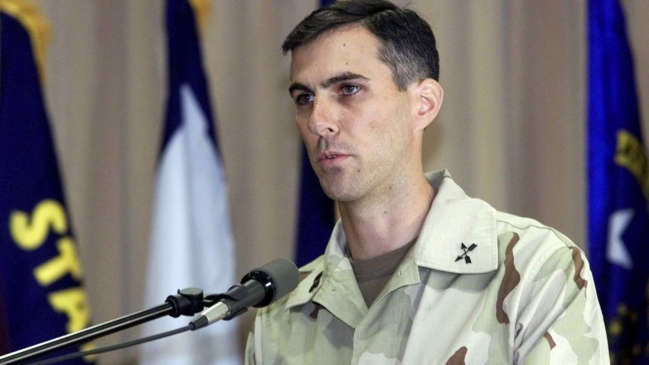 Lt. Col. Jason Amerine, pictured in 2001, played a key role in overthrowing the Taliban in Afghanistan. 