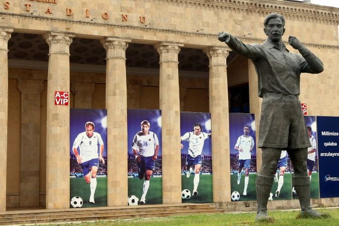 Later in life, Bahramov -- who died in 1993 -- had a stadium in Baku named after him. It will host archery at the European Games.