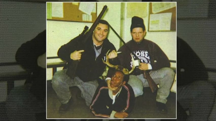 chicago white police pose with black man wearing antlers dnt_00000726.jpg