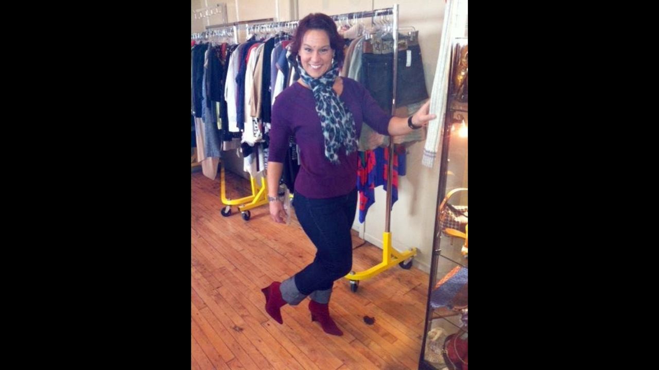 Candy used to be a compulsive shopper with a closet full of clothes that included several sizes for her fluctuating weight. Now, she's in the best shape of her life.