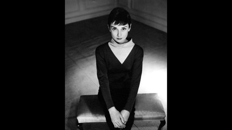 Photographer Antony Beauchamp, who had previously photographed Hepburn for an ad campaign for the British department store Marshall & Snelgrove, shot this image of Hepburn in 1955, during the filming of "War and Peace." 